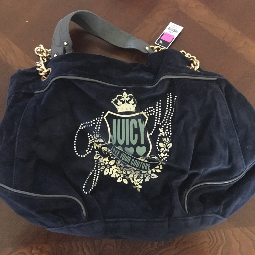 NEW! Juicy couture handbag with key chain!